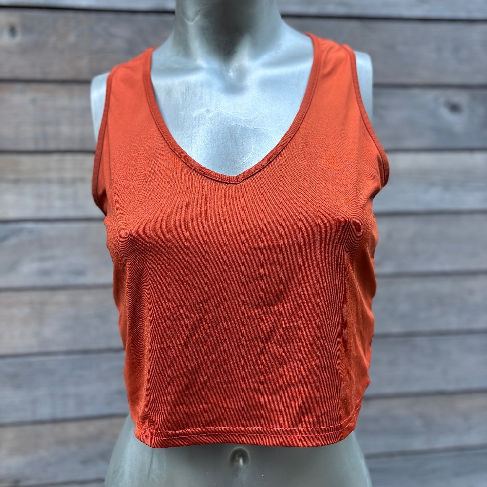 Orange tank top